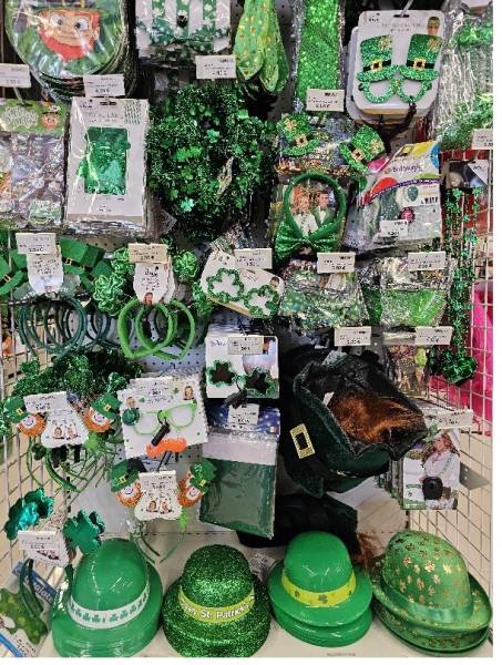 accessoires saint Patrick chapeau serre tete