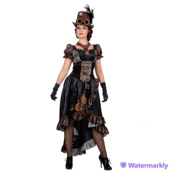 31 toulouse Robe steampunk noire